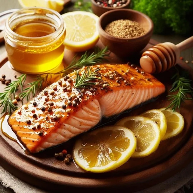 2. Honey Mustard Salmon